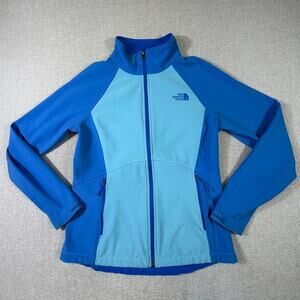 The North Face Women's Blue Medium Flight Series Long Sleeve Fleece Jacket Top